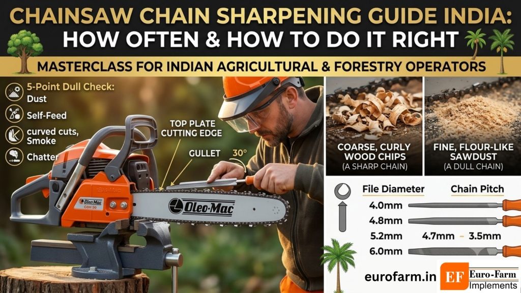 Chainsaw Chain Sharpening Guide India